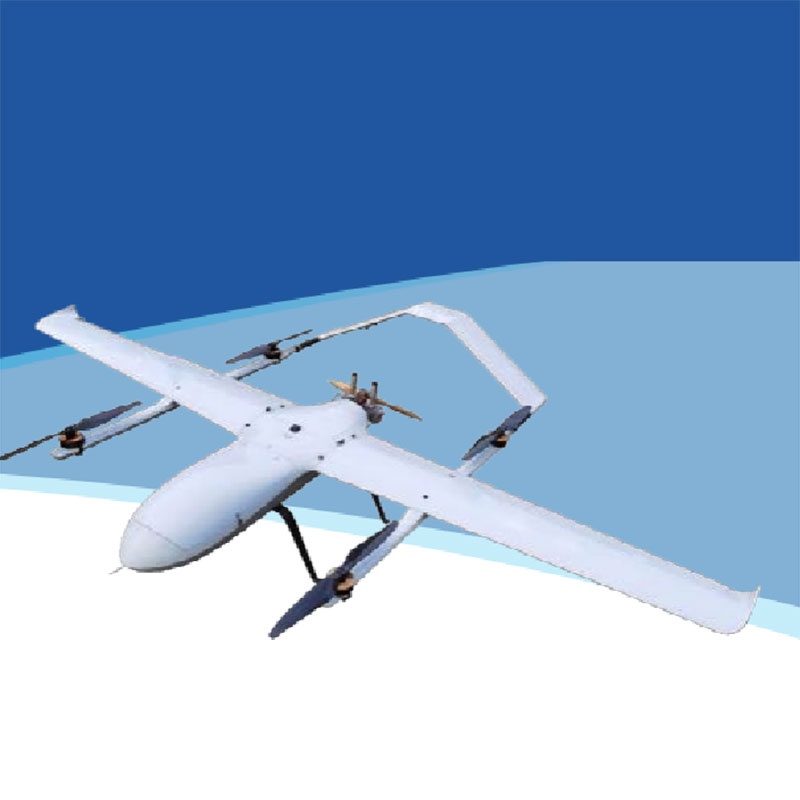 Oil electric hybrid composite wing unmanned aerial vehicle